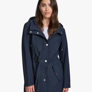 Tommy Hilfiger Navy Rain Jacket